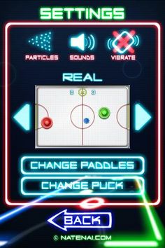 Glow Hockey 2 - Screenshot 3