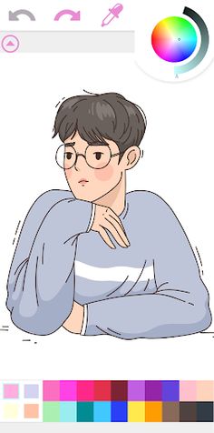 Kpop Idol Coloring Book Game - Screenshot 2