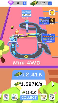 Idle Mini4WD Tycoon - Screenshot 3