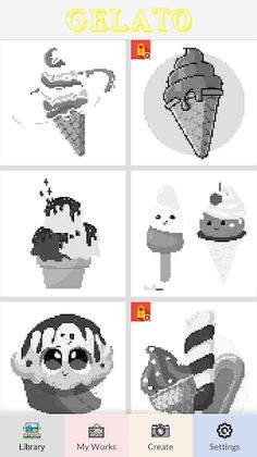 Gelato Pixel Art - Screenshot 1