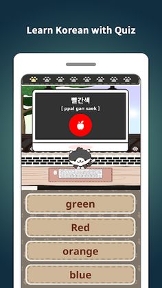 Quiz Cat : Learn Korean - Screenshot 2