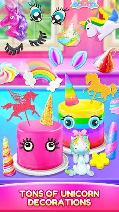 Unicorn Rainbow Cake-Diy Sweet - Screenshot 4