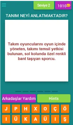 Futbol Terimleri Bilmece - Screenshot 3