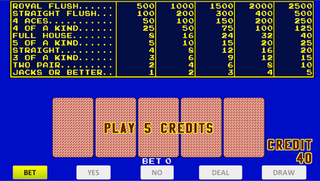 Video Poker Machine - Screenshot 3