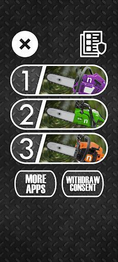 Simulator of chainsaw sounds - Screenshot 1