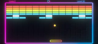 Brick Breaker Neon - Screenshot 2