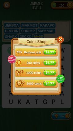 Word Search Game in English - Screenshot 4