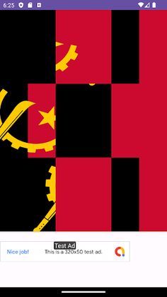 Angola Flag Puzzle - Screenshot 4