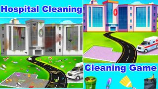 Girls Hospital Cleaning Games - Screenshot 3
