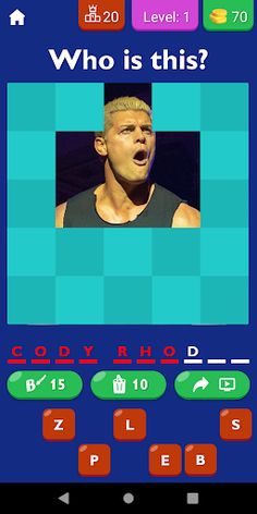WWE Guess The Wrestler Game - Screenshot 1