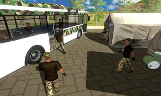Army Bus Driving Simulator - Screenshot 1
