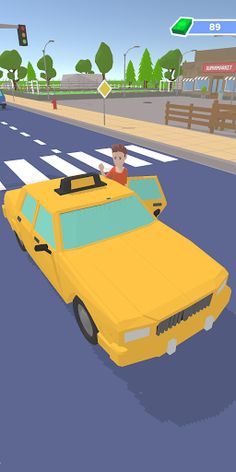 Turbo Taxi 3D - Screenshot 2