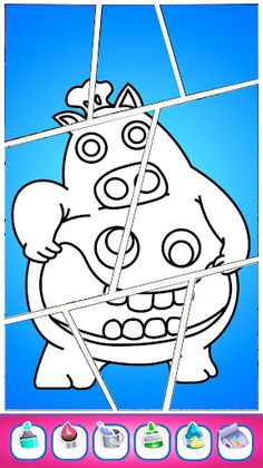 Chef Pigster coloring Book Pig - Screenshot 3