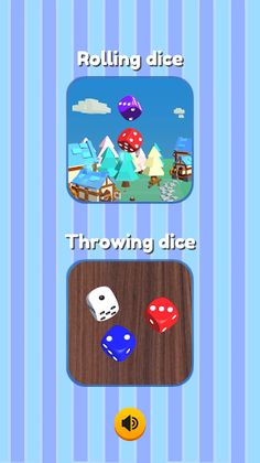 Dice Roller 3D - Roll or throw - Screenshot 1