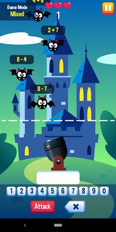 Math Against Bat Game - Screenshot 4