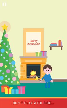 Santa on Fire - Screenshot 1