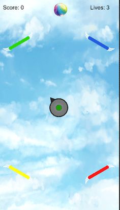 Shoutty Colorful Balls - Screenshot 2