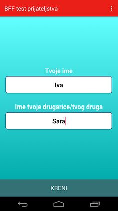 Test Prijateljstva - BFF Test - Screenshot 1