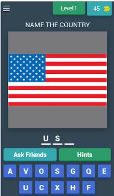 Flags Quiz: Country - Screenshot 1
