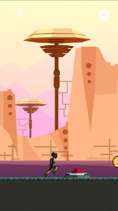 Robot Runner - Jungle Running  - Screenshot 2