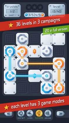 Laser Links Puzzle (Light) - Screenshot 2