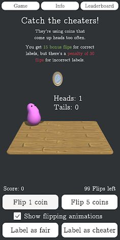 Coin Flip Cheaters - Screenshot 1