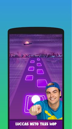 Jogo Luccas Neto - Tiles Hop - Screenshot 3