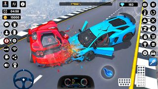 Car Crash Simulator Mega Jump - Screenshot 2