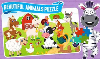 Kids Puzzle Game - Animals - Screenshot 1