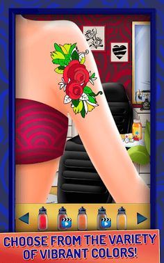 Tattoo Design Game - Drawing - Screenshot 2