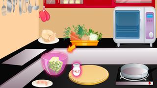 games girl cooking chicken - Screenshot 3