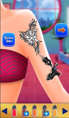 US Tattoo Salon Tattoo Games - Screenshot 1