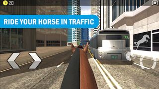 Horse Riding in Traffic - Screenshot 2