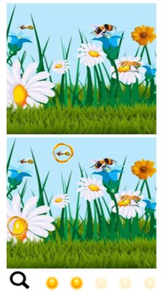 Spot a Difference Sun & Bees - Screenshot 2