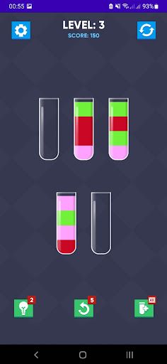 Sort Color Water Puzzle - Screenshot 1