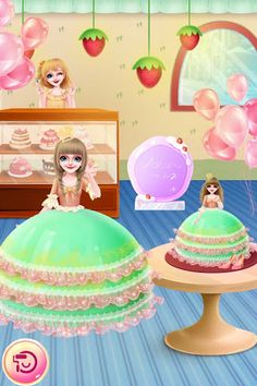 Queen Skirt Cake Making - Screenshot 4