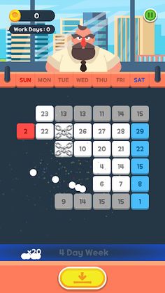 4Day Week Crusher - Screenshot 3