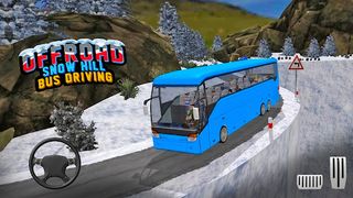 Offroad Snow Hill Bus Driving - Screenshot 1