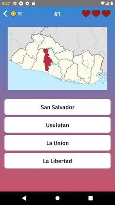 El Salvador: Departments & Pro - Screenshot 2