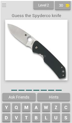 Guess the Spyderco knife - Screenshot 1