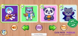 Cute Pets Puzzles - Screenshot 2