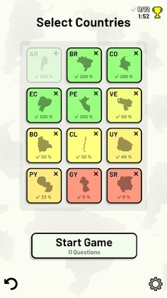 South American Countries Quiz - Screenshot 3