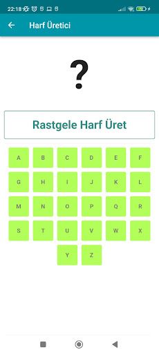 Rastgele Harf Üret - Screenshot 3