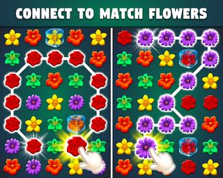 Flower Match Game Flower Merge - Screenshot 2