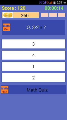 Math Quiz - Screenshot 1