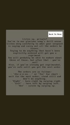 Ten-Hut! - Screenshot 1