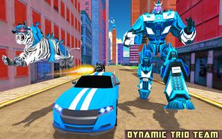 Tiger Robot Police Car Games - Screenshot 1