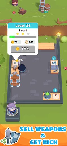 Hero Blacksmith Idle RPG - Screenshot 3