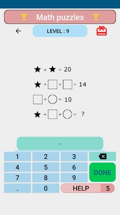 Math puzzles - Screenshot 2