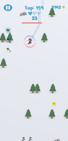 Ski Down 2D - Screenshot 3